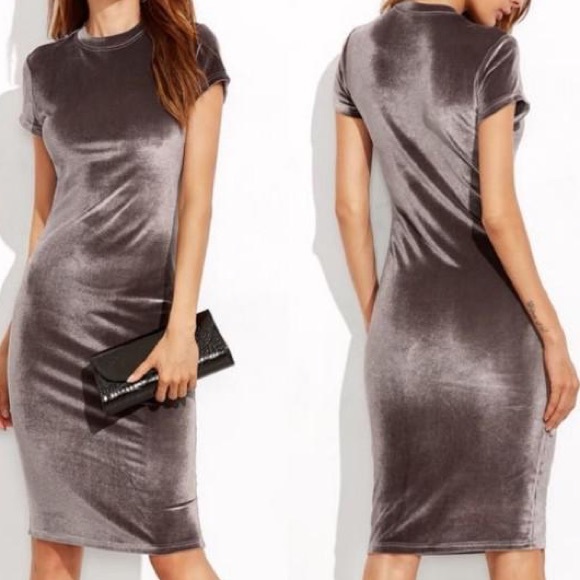 4 for 35✨ ZARA velvet bodycon dress